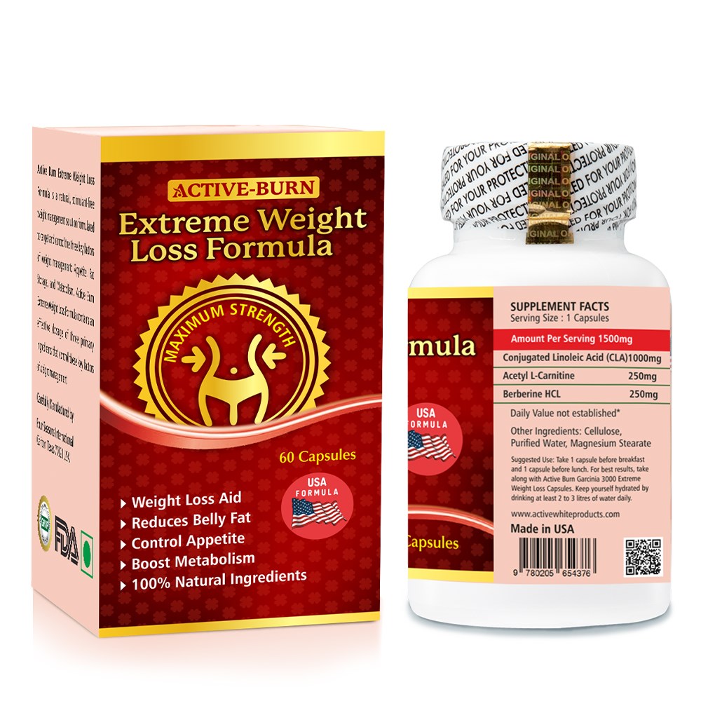 Active Burn Extreme Weight Loss Formula 60 Capsules