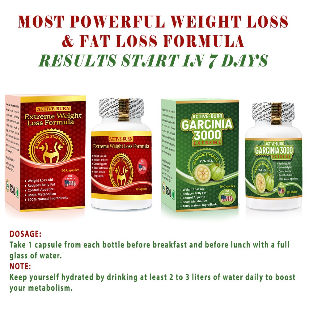 Active Burn Extreme Weight Loss Formula 60 Capsules