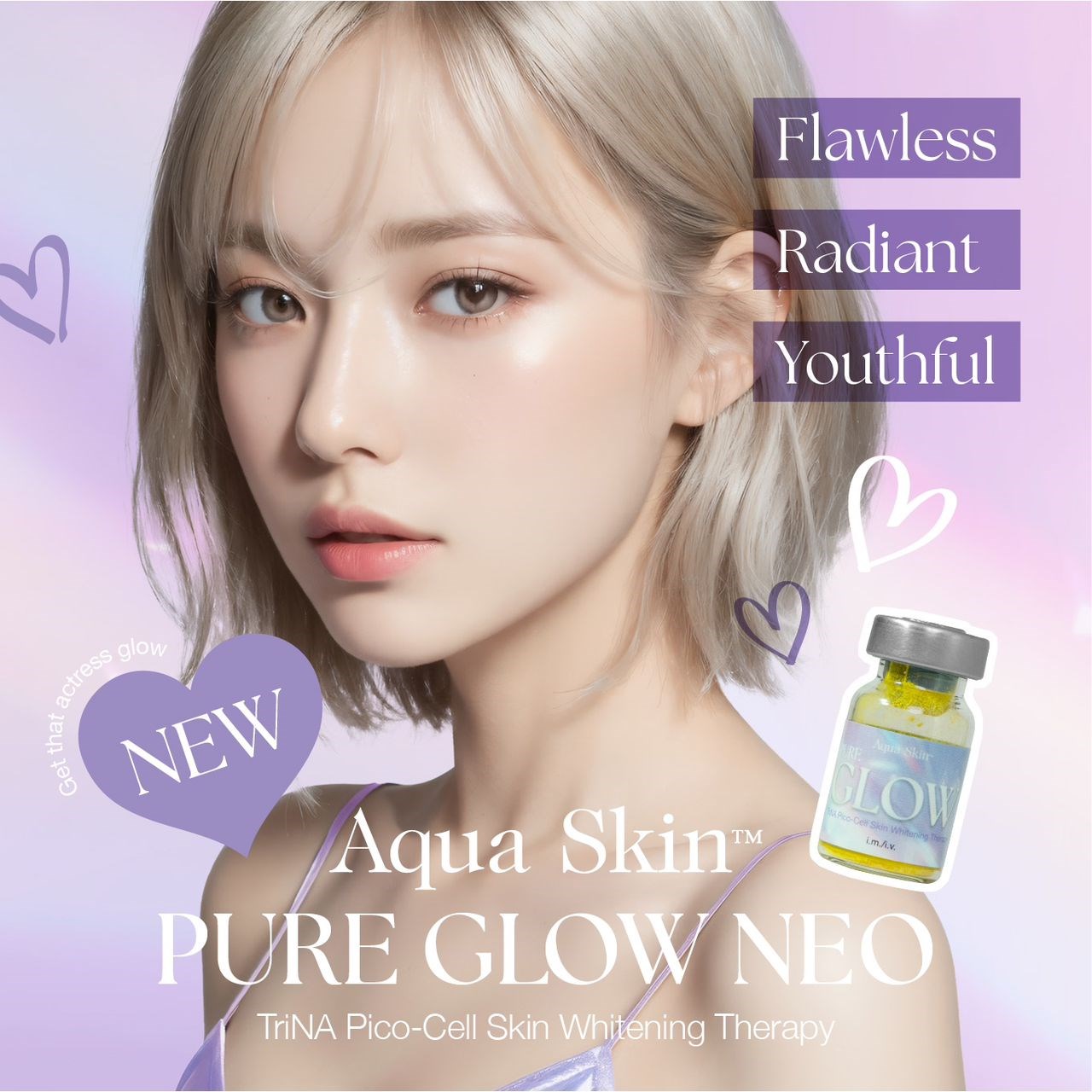 Aqua Skin Pure Glow Neo Glutathione Injection