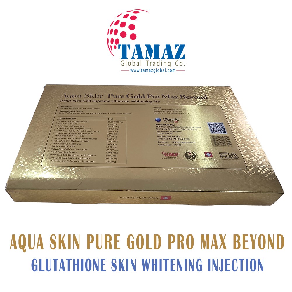 Aqua Skin Pure Gold Pro Max Beyond Glutathione Injection