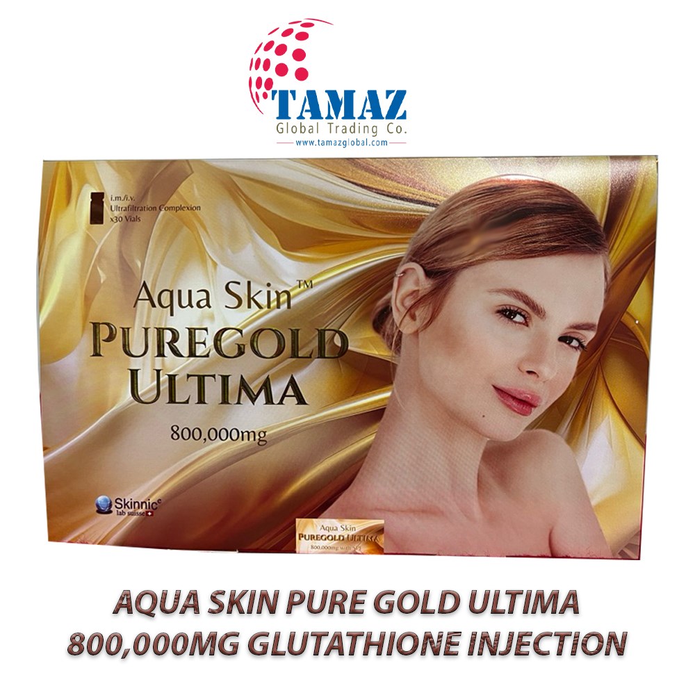 Aqua Skin PureGold Ultima 800,000mg Glutathione Injection