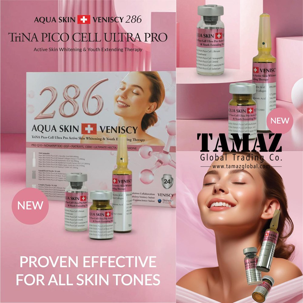 Aqua Skin Veniscy 286 TriNa Pico Cell Glutathione Injection