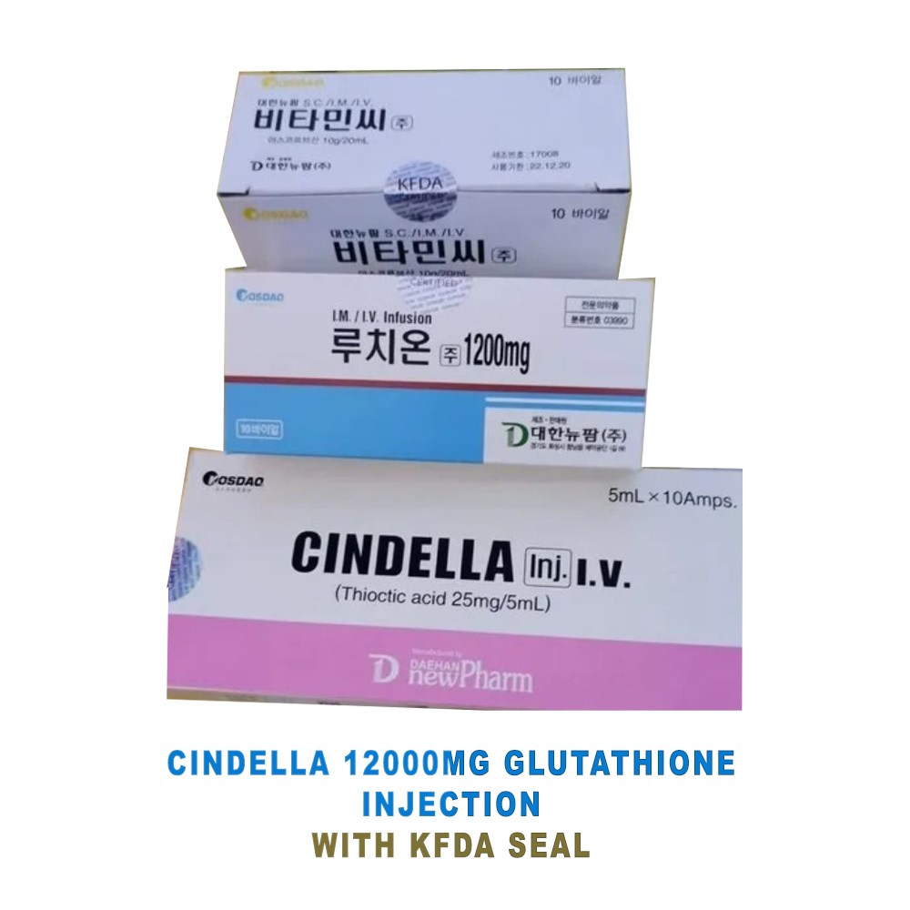 Cindella 1200mg Glutathione Injection With KFDA Seal