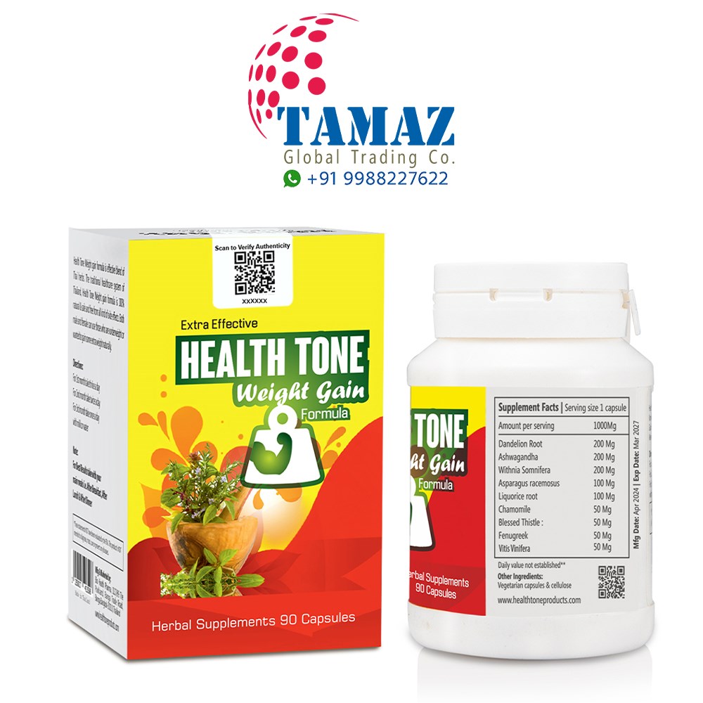 Extra Effective Health Tone Weight Gain Capsules 1000mg 