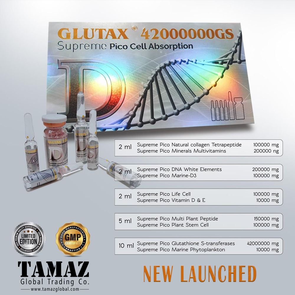 Glutax 42000000gs Supreme Pico Cell Glutathione injection