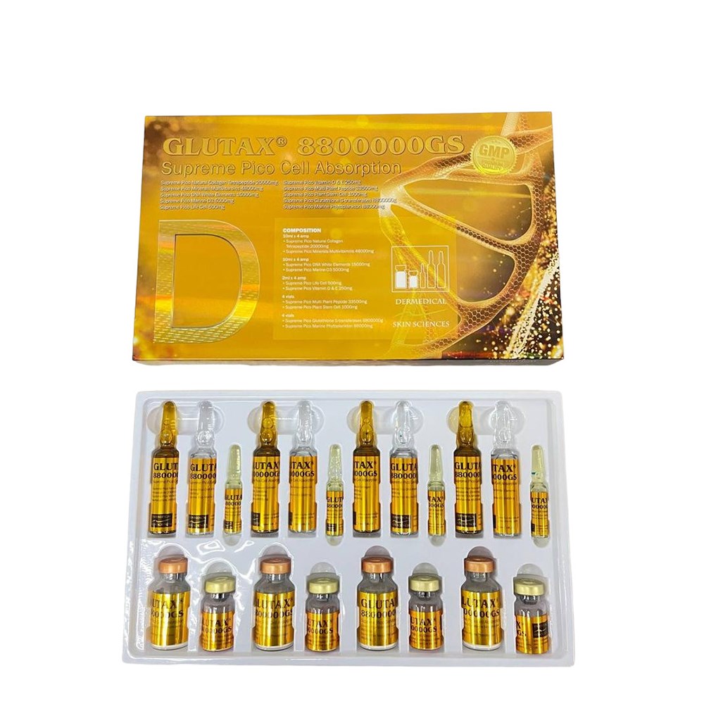 Glutax 8800000gs Glutathione Skin Whitening Injection