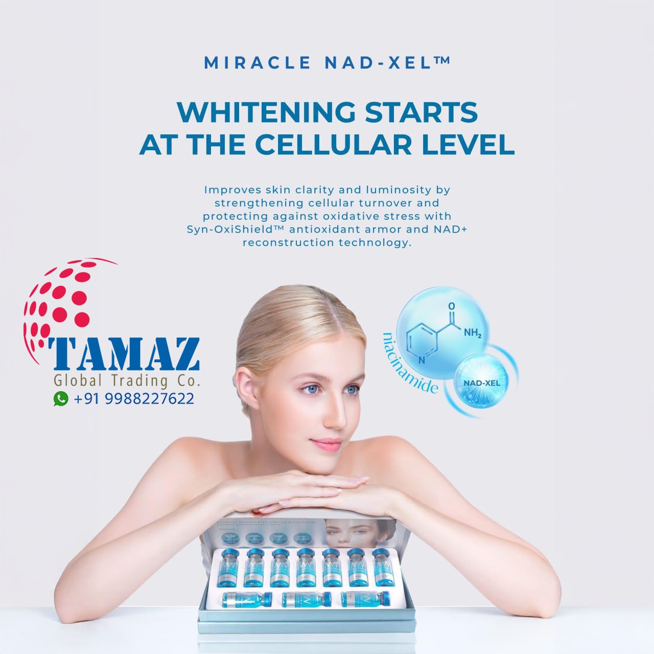 Miracle NAD-XEL NAD+ Injection Advanced NAD Plus Cellular Enhancement Therapy