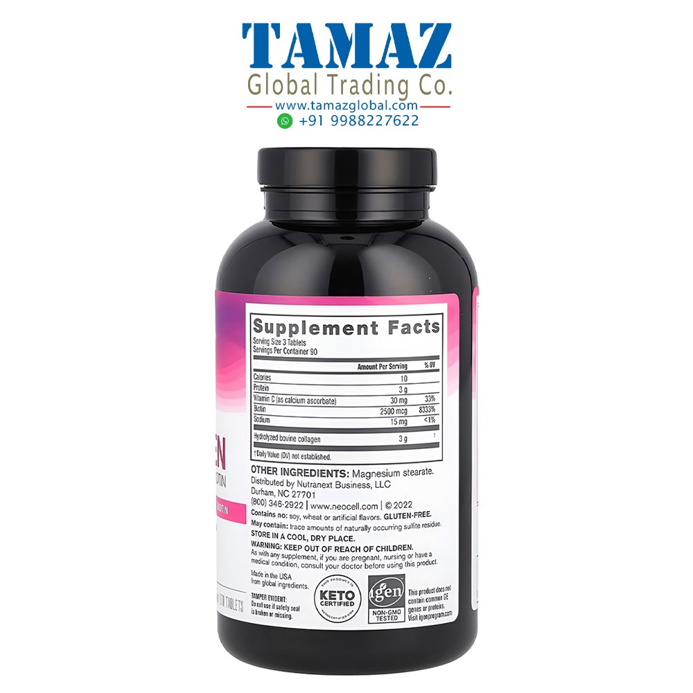 Neocell Super Collagen 3000mg Tablets with Vitamin C & Biotin