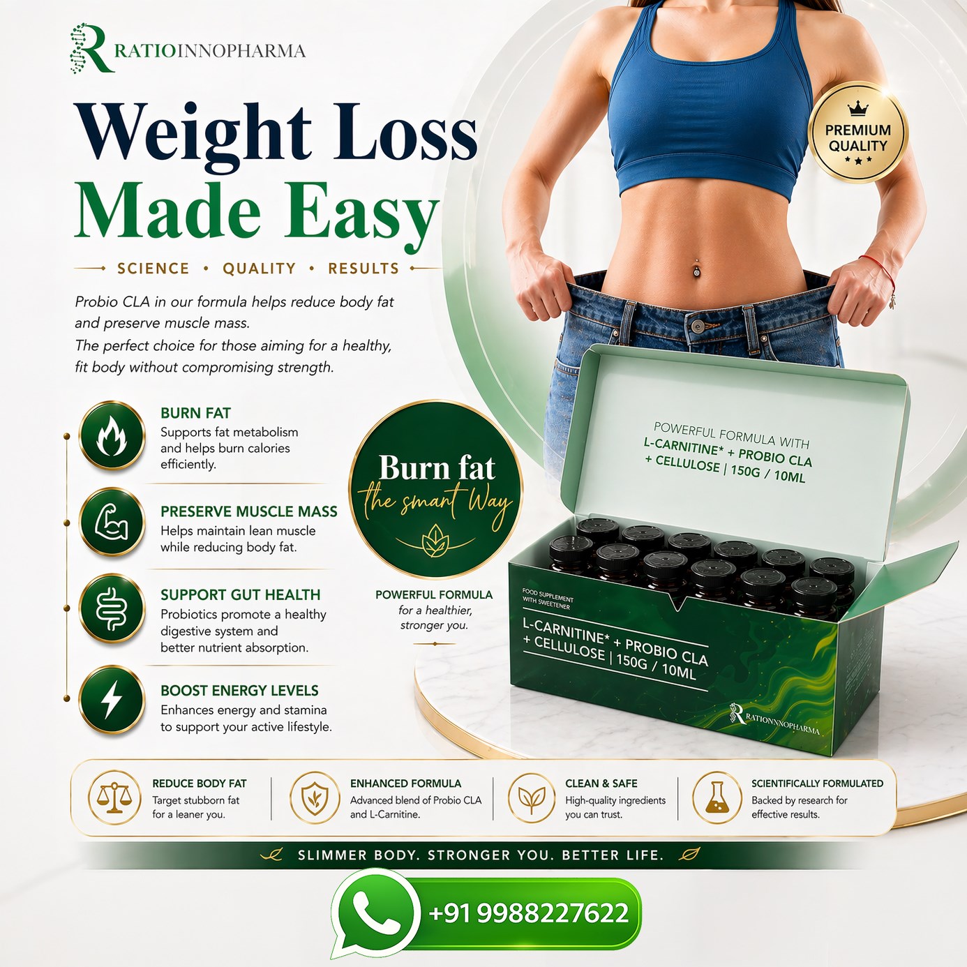 Ratiopharm L-Carnitine 150G Weight Loss Injection