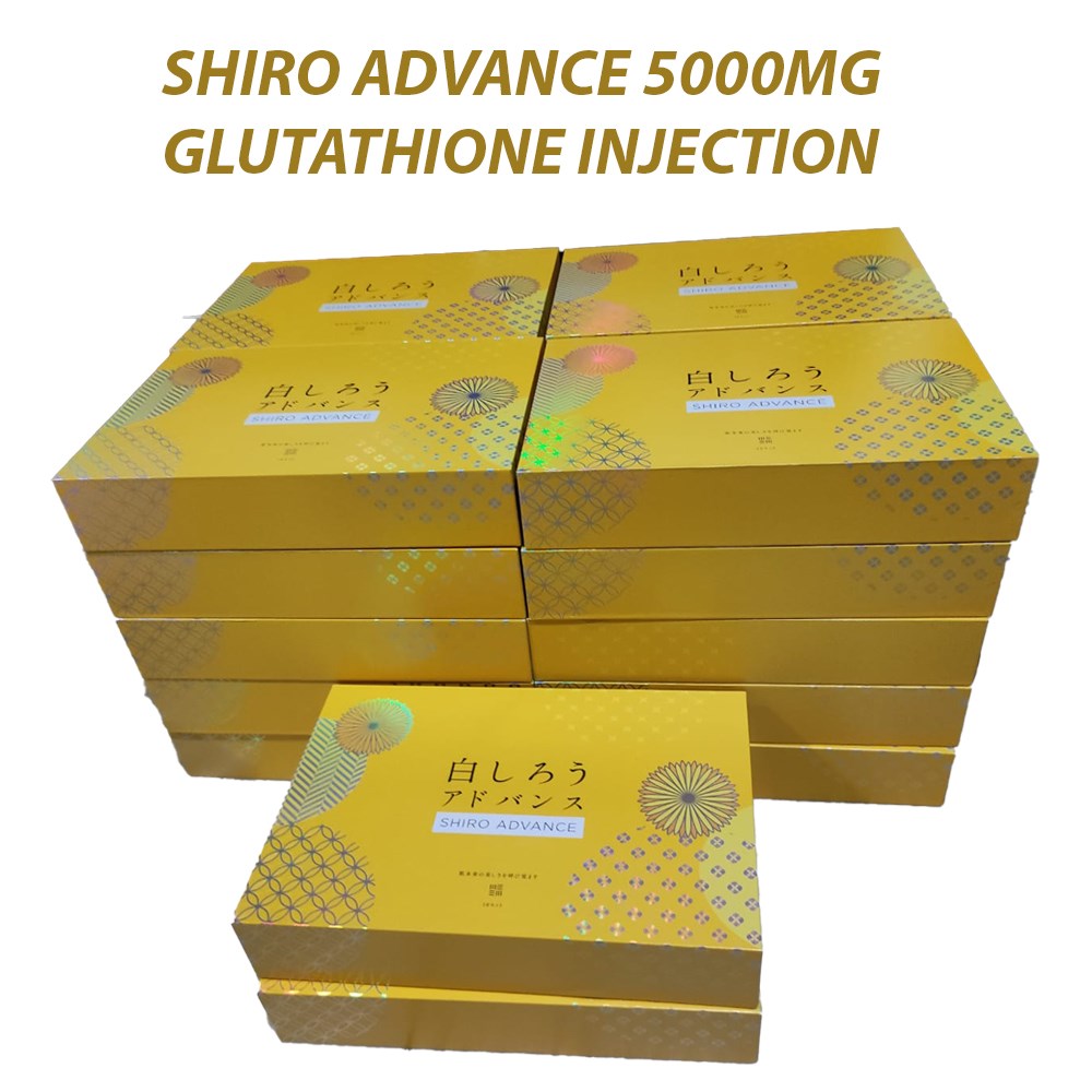 Shiro Advance Glutathione 5000mg Skin Whitening Injections
