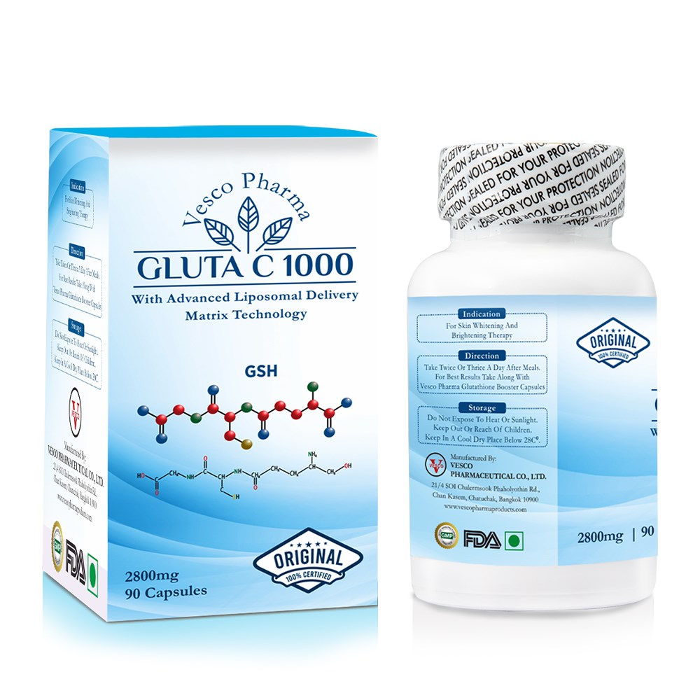 Vesco Pharma Gluta C 1000 Glutathione Capsules