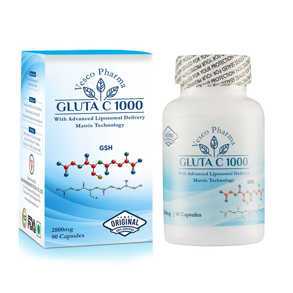 Vesco Pharma Gluta C 1000 Glutathione Capsules