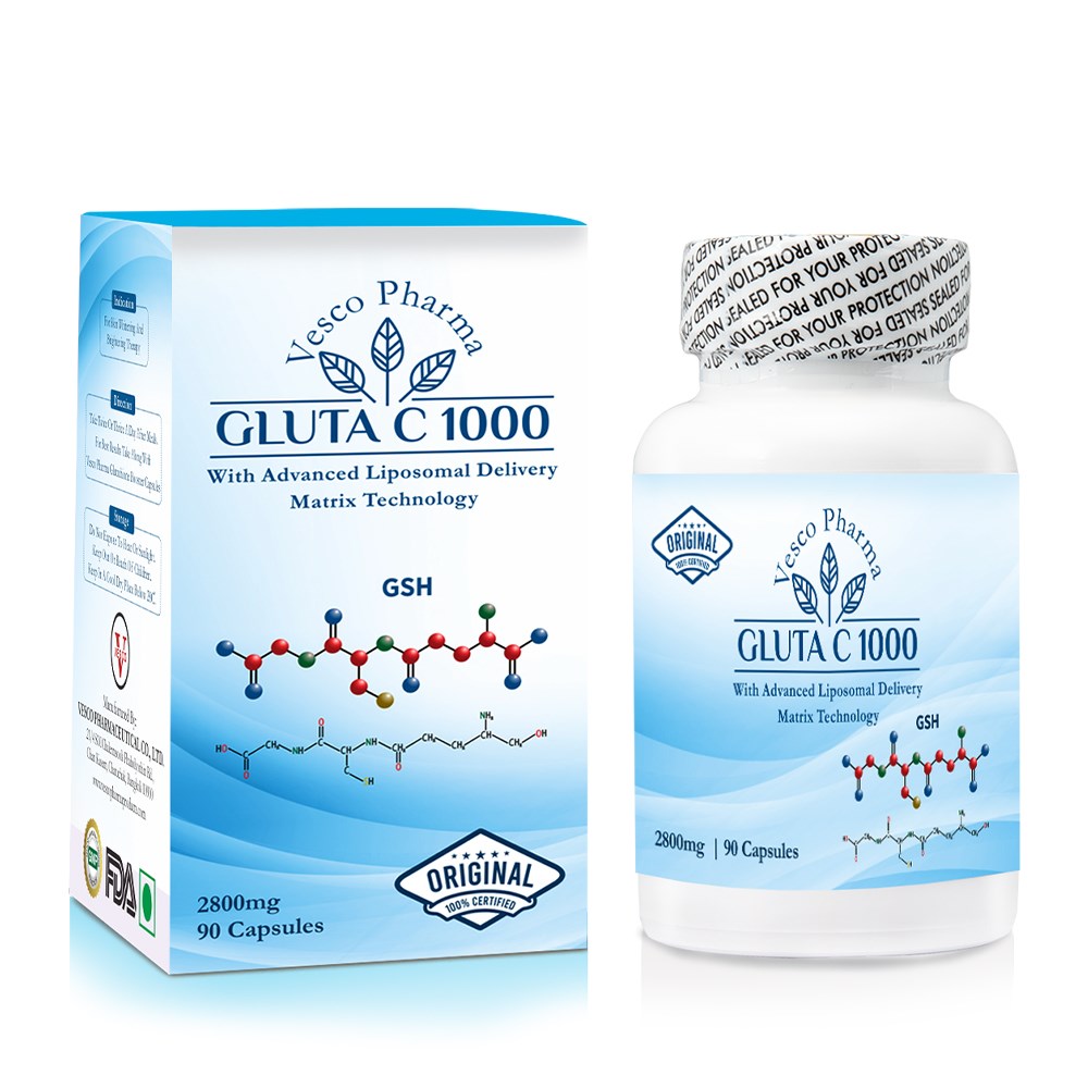 Vesco Pharma Gluta C 1000 Glutathione Capsules